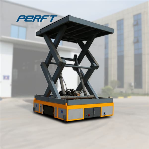 industrial cable operated hydraulic lifting transfer cart supplier